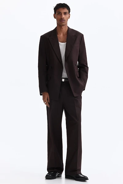 Relaxed-Fit Double-Breasted Blazer