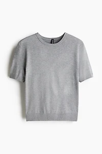 Fine-Knit T-Shirt