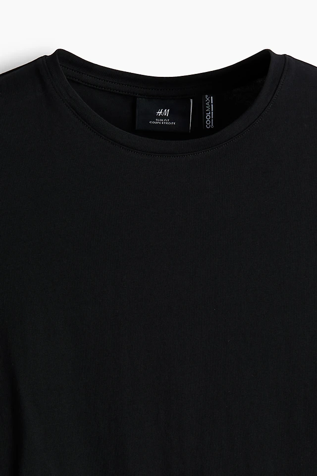 Shop H&M COOLMAX® Slim Fit T-shirt at Beverly Center in Los