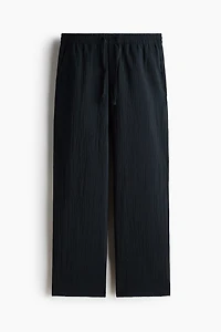 Relaxed-Fit Textured Pants