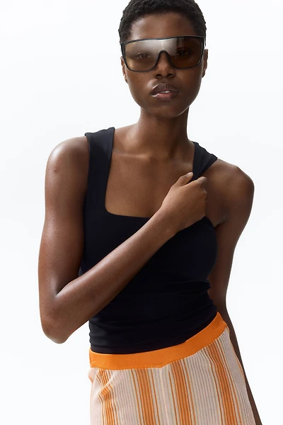 Square-Neck Tank Top