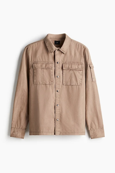 Surchemise utilitaire coupe classique