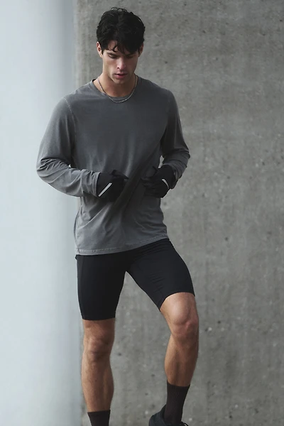 Regular-Fit Long-Sleeve Sports Shirt with DryMove™