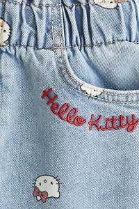 Loose-Fit Denim Shorts