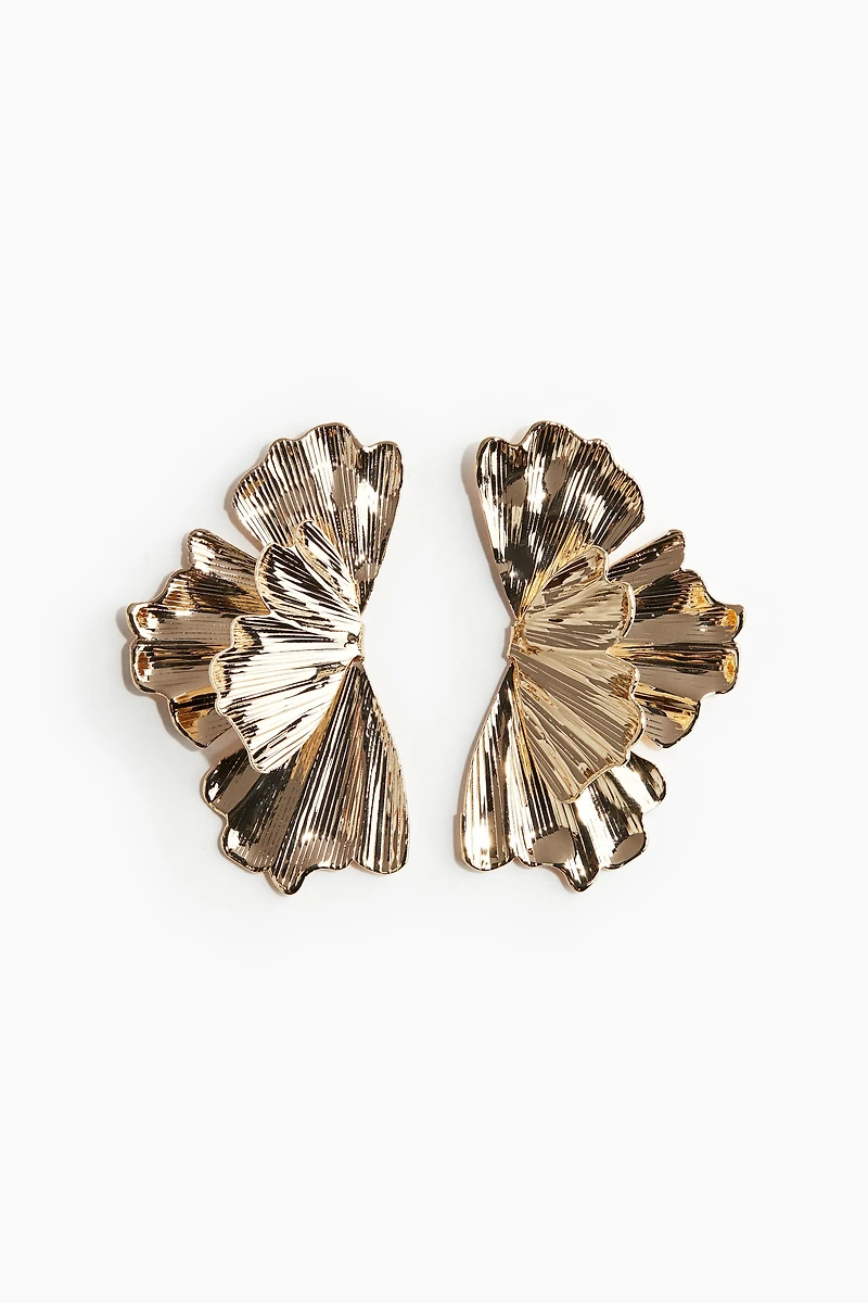 Petal-Shaped Earrings