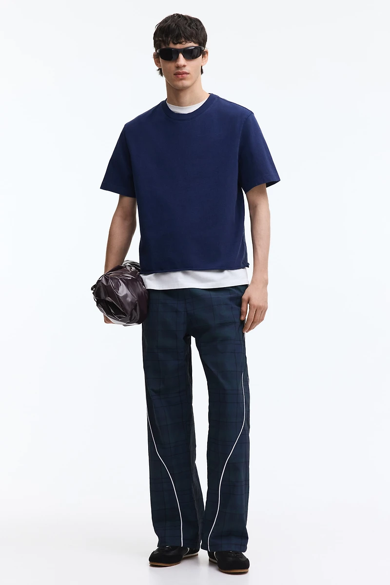 T-shirt délavé coupe classique