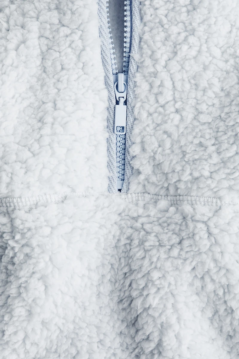 Chandail en polar à col fermeture éclair