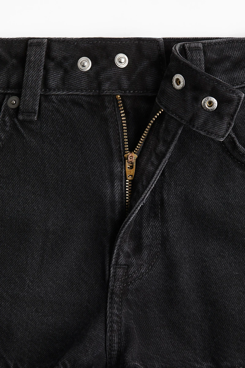 Studded Denim Shorts