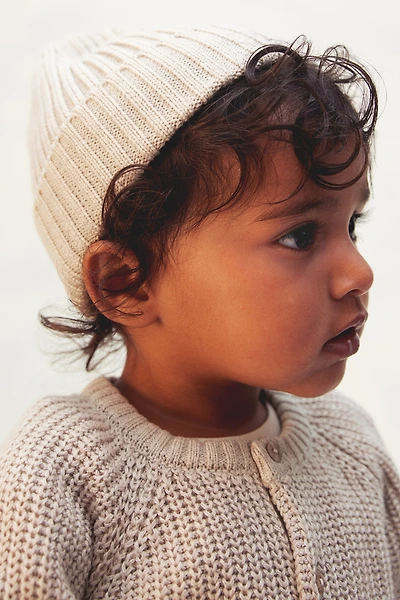 Wool-Knit Beanie