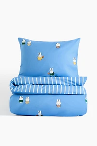 Printed Twin Duvet Cover Set
