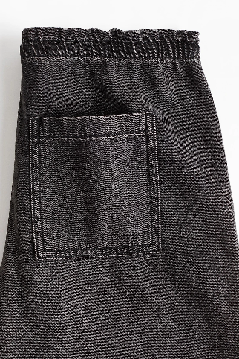 Denim Pull-On Pants