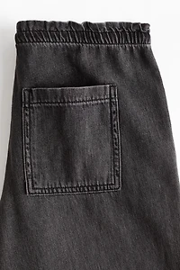 Denim Pull-On Pants