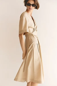 Wrap Midi Dress