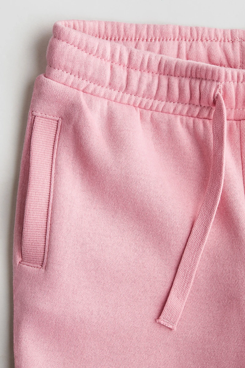 Wide Brushed-Inside Joggers