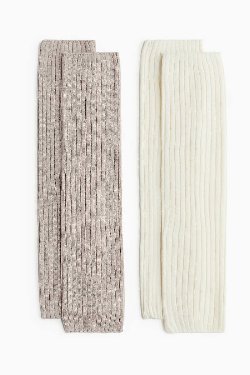 2-pack Rib-knit Leg Warmers