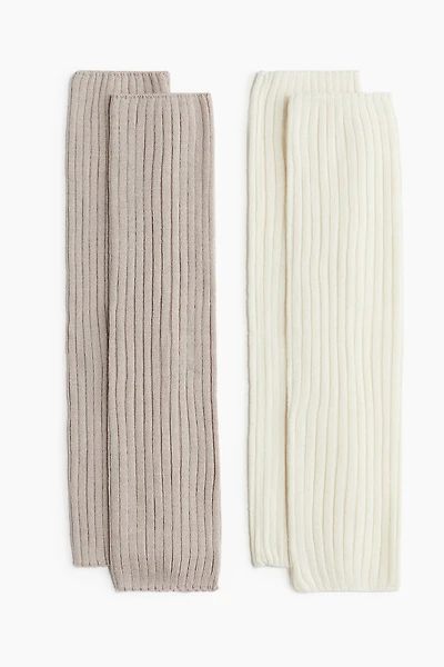 2-pack Rib-knit Leg Warmers