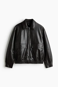 Coated Blouson Jacket