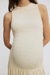 MAMA Smocked jersey dress