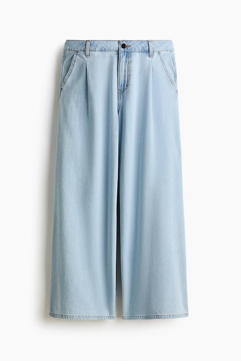 Pantalon large en sergé