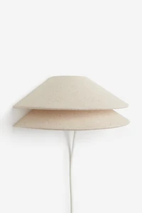 Linen-Look Wall Lamp