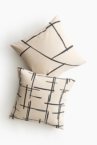 2-pack Cotton Cushion Covers