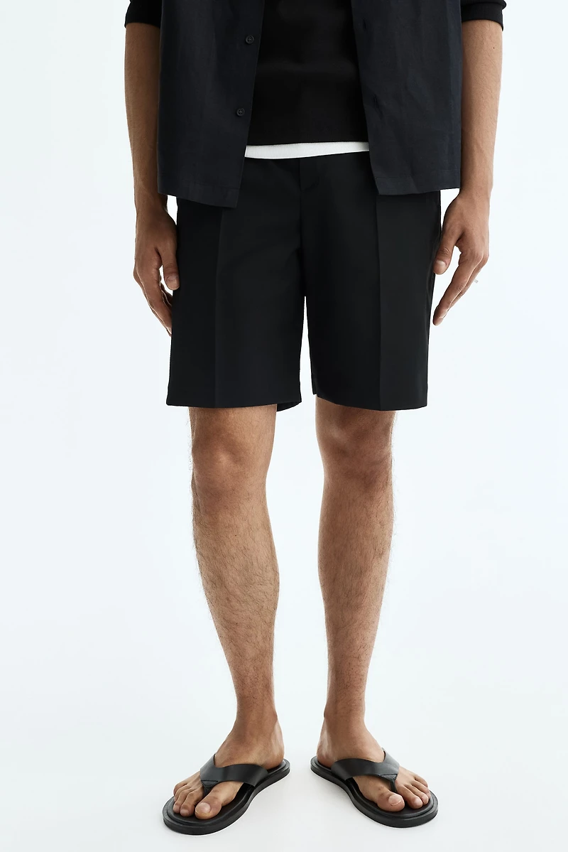 Loose-Fit Tailored Shorts