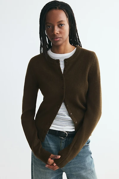 Textured-Knit Cardigan