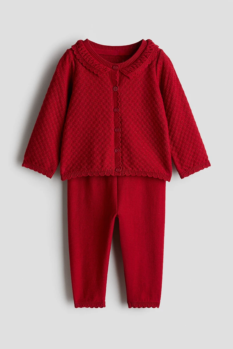 2-Piece Cotton-Knit Set