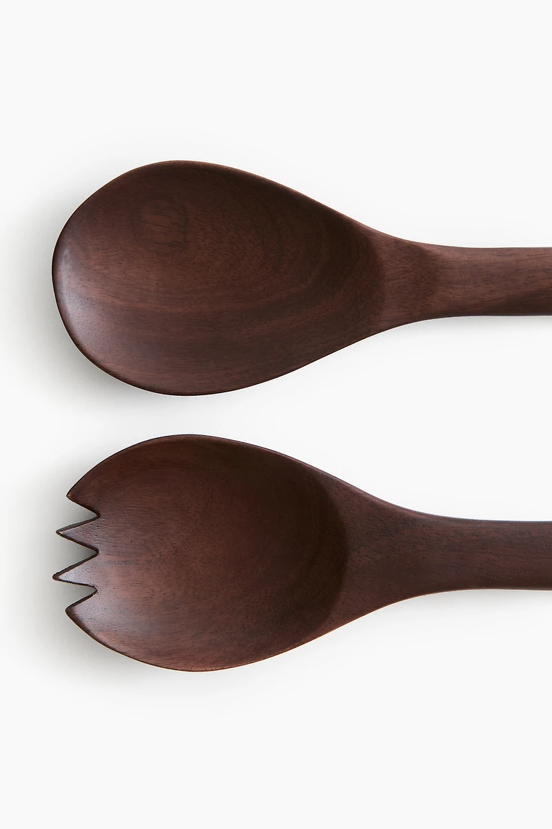 Mango Wood Salad Servers