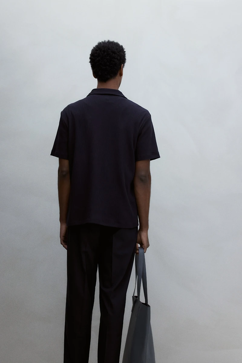 Regular-Fit T-Shirt with Collar