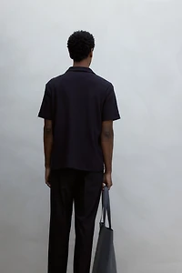 Regular-Fit T-Shirt with Collar