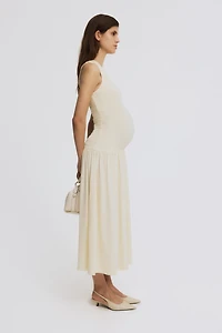 MAMA Smocked jersey dress