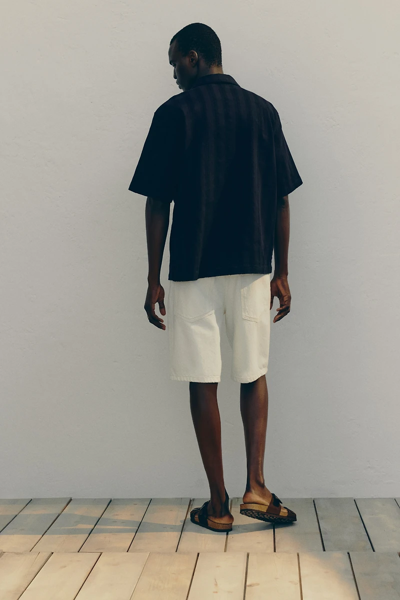 Regular-Fit Textured Resort Shirt
