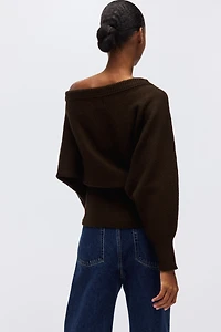 One-Shoulder Sweater
