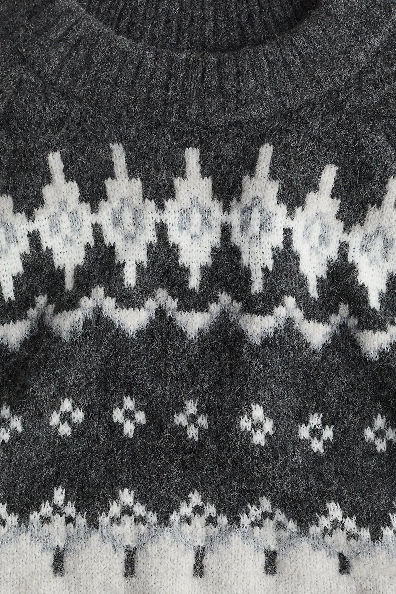 Chandail en tricot jacquard