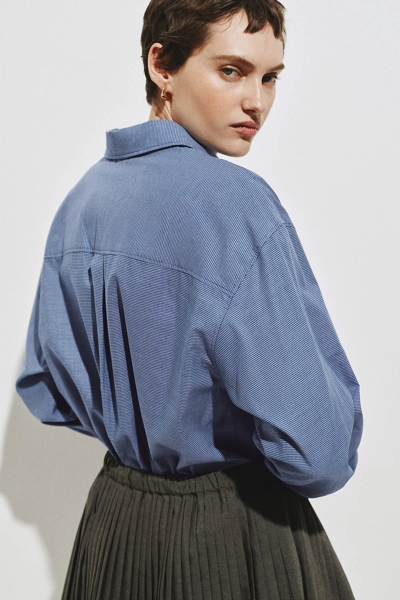 Oversized Cotton Poplin Shirt