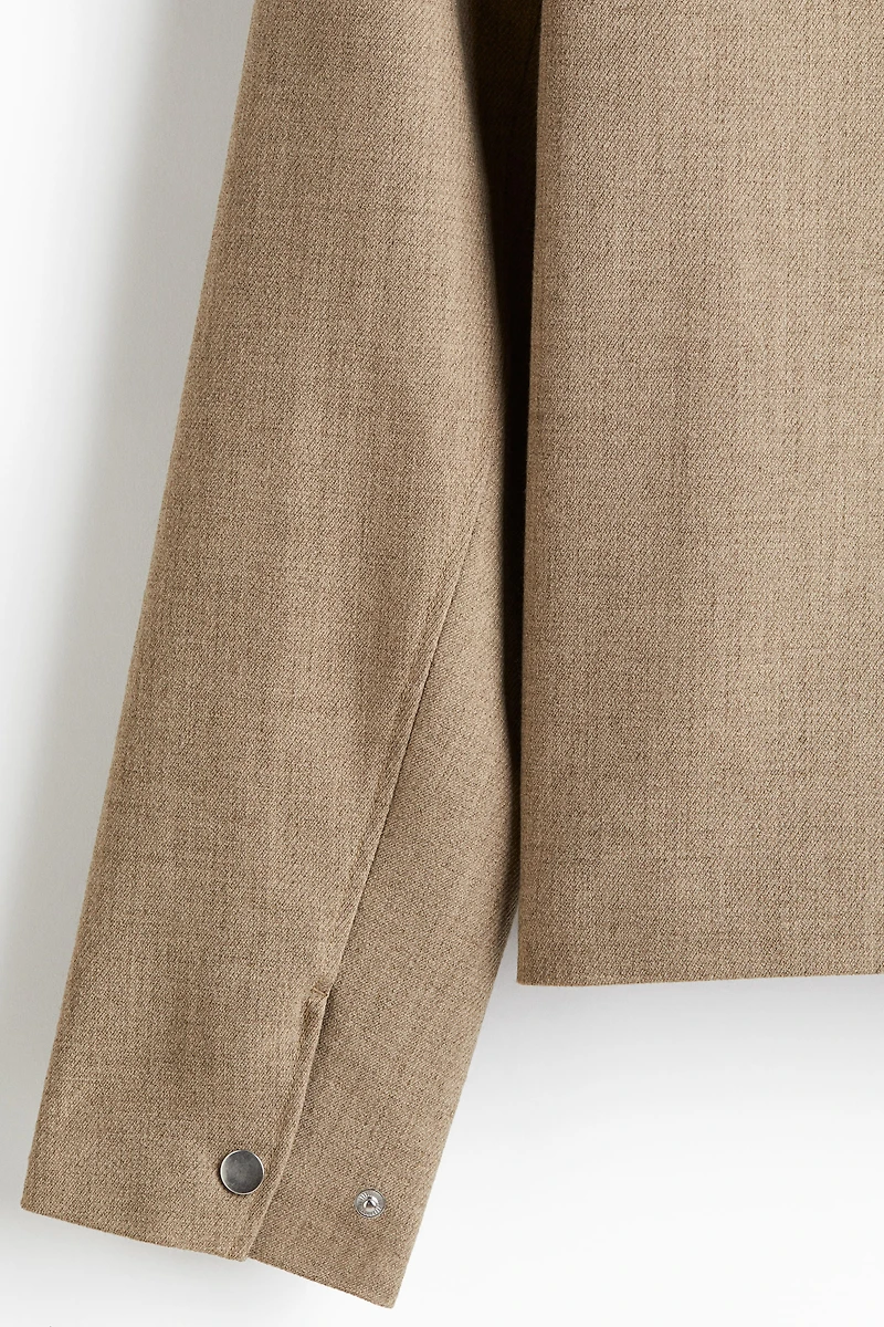 Regular-Fit Jacket with Collar