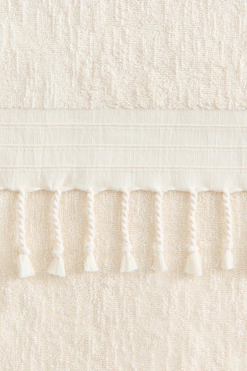 Fringed Cotton Hand Towel