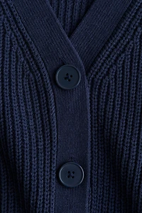 Rib-Knit Cardigan