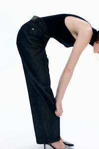 High Rise Wide Leg Baggy Jeans