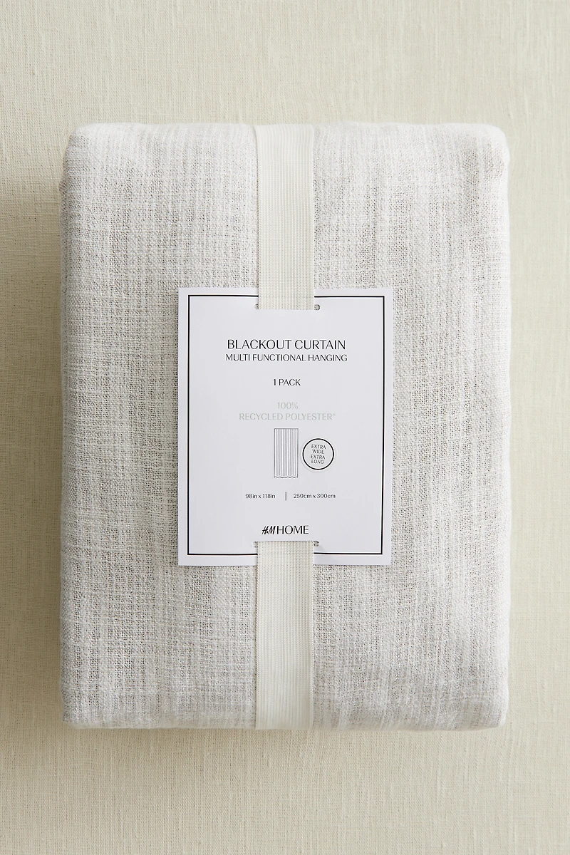 Single-pack Long Wide Blackout Curtain Panel