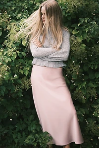 Chandail en tricot pointelle