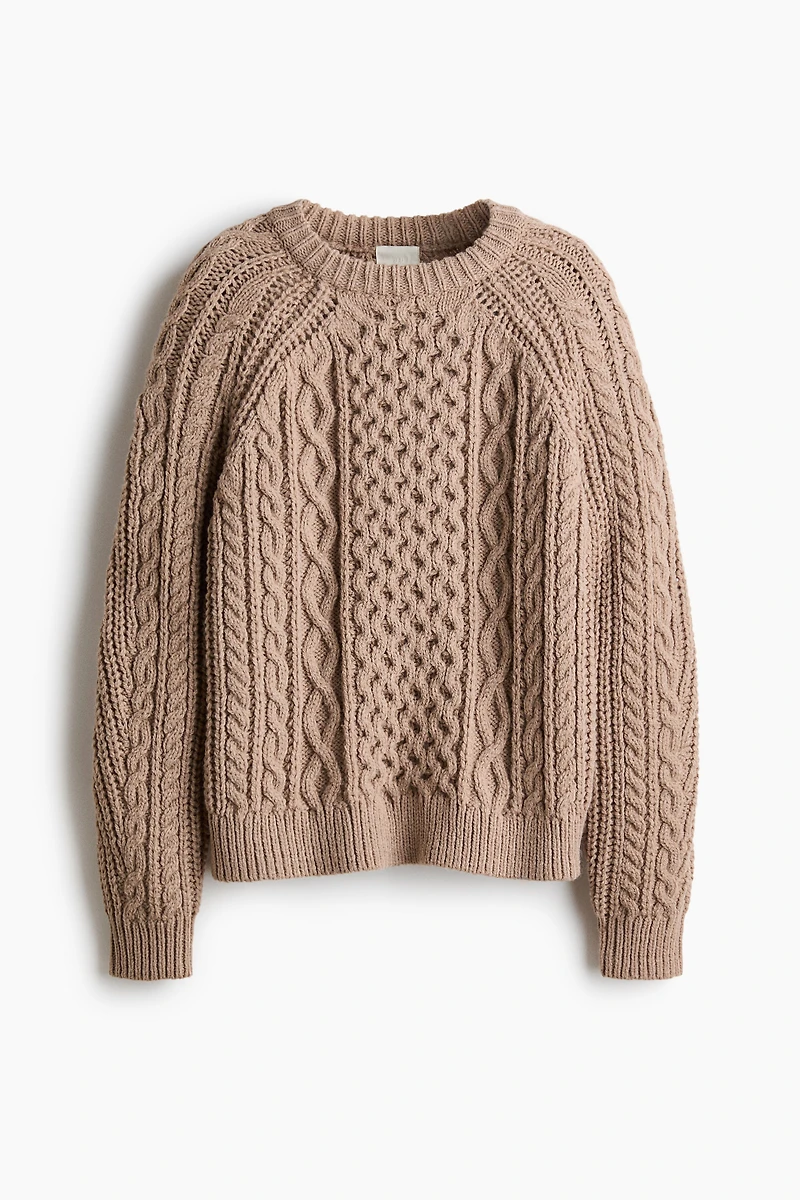 Cable-Knit Sweater