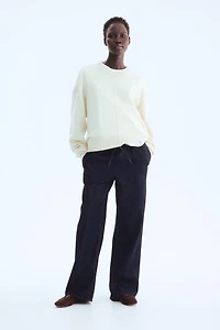 Denim Drawstring Pants