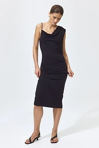 Asymmetric Jersey Dress