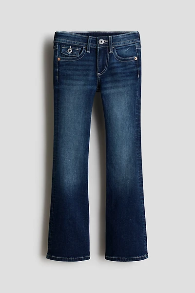 Flared Leg Low Jeans