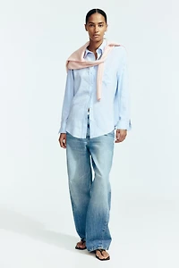 Linen-Blend Shirt