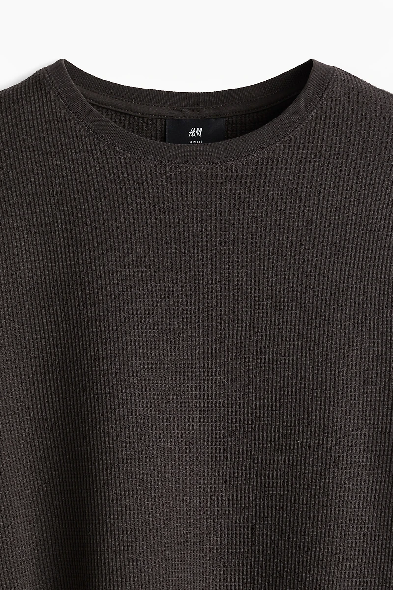 T-shirt Coupe Amincie en jersey gaufré