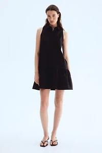 Tie-Belt Shirt Dress