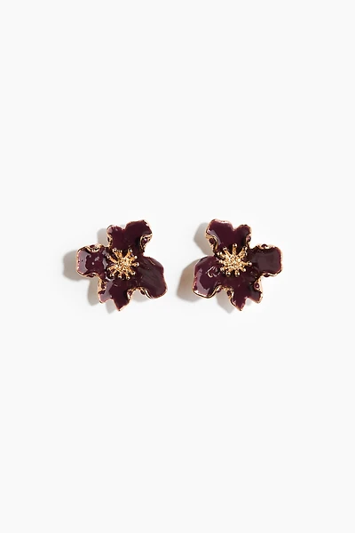 Flower-Shaped Earrings